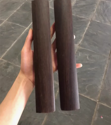 一对包邮!22厘米镇尺镇纸实木纸镇黑梓木镇...