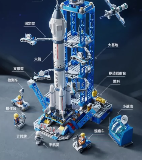 【全新包邮】乐高航天高航空火箭飞船积木玩具...