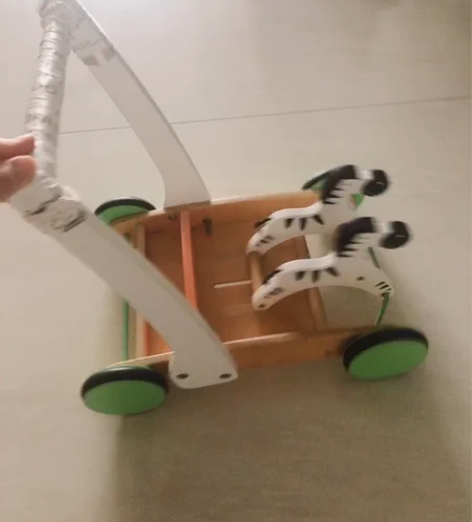 Hape学步车儿童1-3岁益智力玩具宝宝迈...