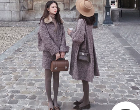 【火拼价】秋冬职业名媛气质港风复古chic...