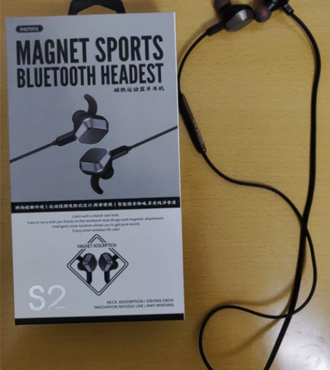 Remax S2磁铁运动无线蓝牙耳机 功...