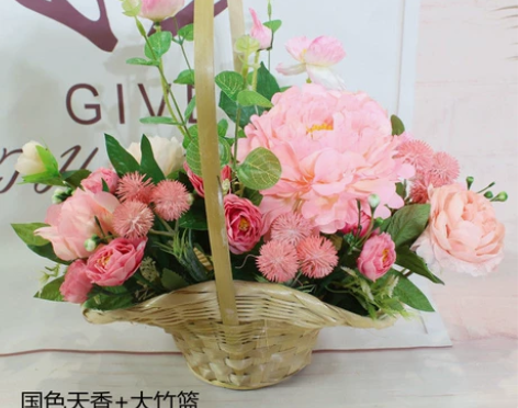 45元包邮手提花篮拍照汉服摄影道具新古典舞...