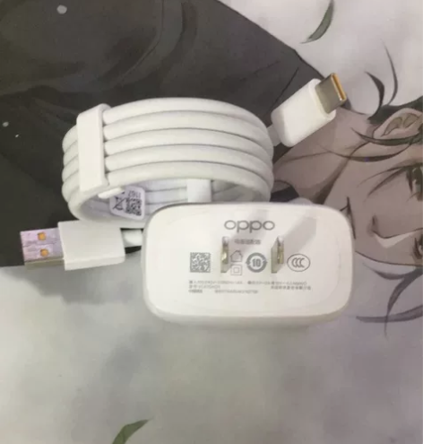 个人闲置转让一套oppo原装充电器65w，...