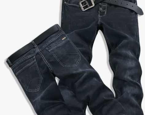 雀影春秋季潮男装牛仔裤 男士修身男裤子韩版...