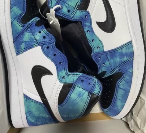 耐克高帮板鞋,扎染工艺配色 包邮,可退换,...