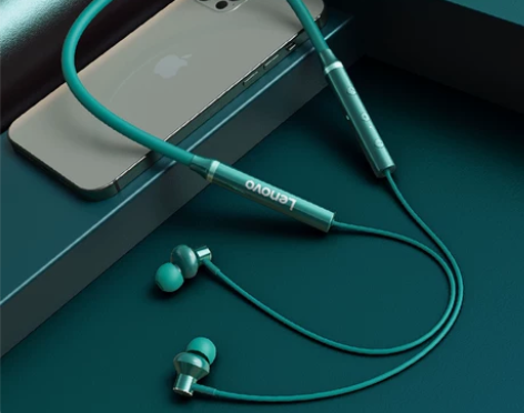 联想无线运动型跑步蓝牙耳机双耳颈挂脖入耳挂...