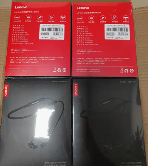 闲置一批联想挂脖蓝牙耳机型号HE05X 音...