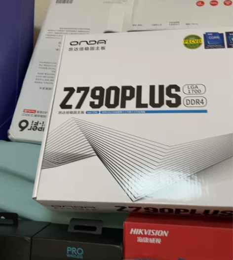 昂达z790plus主板，支持12代 13...