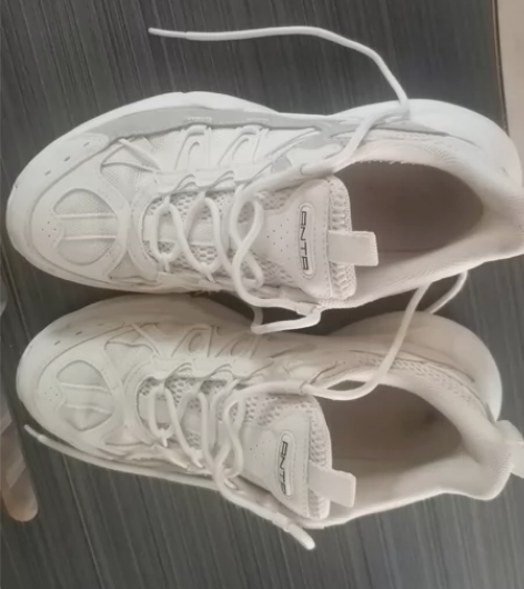 安踏 女老爹鞋 37.5 白 春秋款 ...