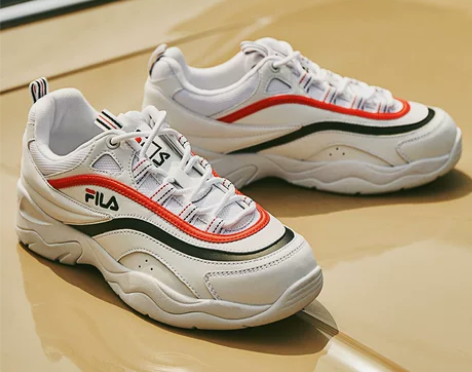 FILA斐乐官方 RAY 女子复古跑鞋 2...