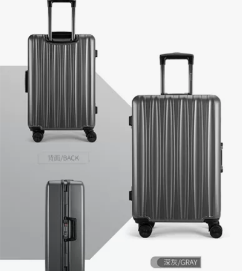 梦特娇拉杆箱深灰色按扣开关9成新只用过一次...