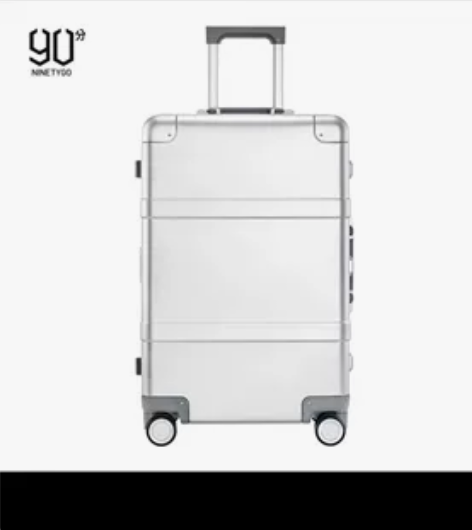 90分全新金属旅行箱，航空级铝镁合金材质，...