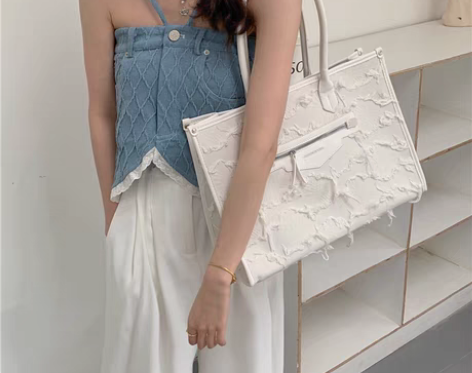 转卖小众手提包托特包包女2022新款夏季高...