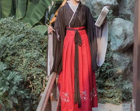 转卖【归雁】汉裳芳华齐腰襦裙魏晋风汉服秋冬...