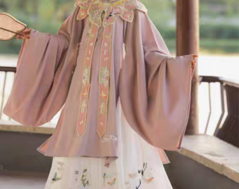 转卖可租可售玉术原创汉服女明制立领斜襟长衫...