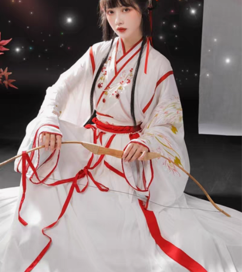 包邮玉术原创汉服女神明少女晋制魏晋风齐腰交...