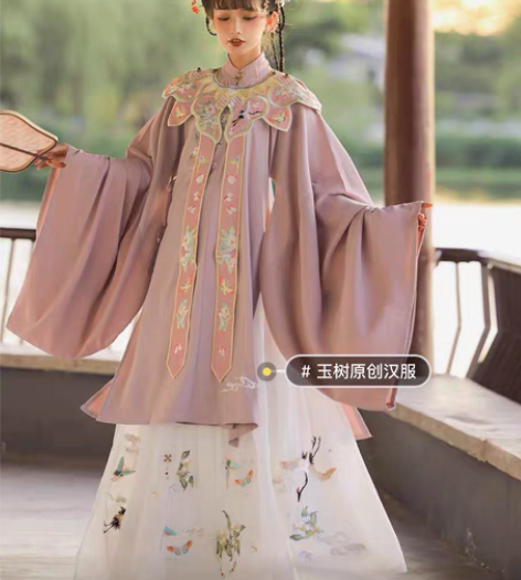 包邮玉术原创汉服（已绝版 明治长衫齐腰斜襟...
