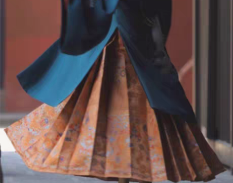 包邮兰若庭 乘黄汉服，藏蓝色 兰若庭如意松...