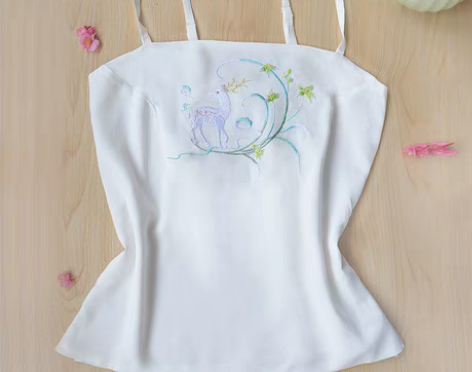 转卖如梦霓裳汉服女刺绣花吊带抹胸多色多花纹...