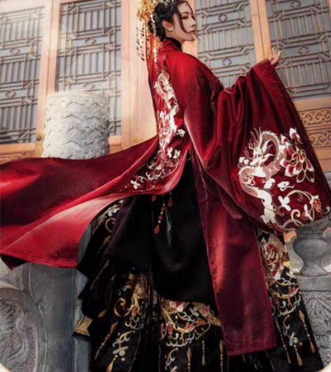 转卖如梦霓裳情侣汉服女大袖交领襦裙辰龙生肖...