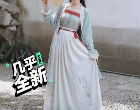 包邮茗月萱原创汉服 宋制 芙蓉 全套 4....