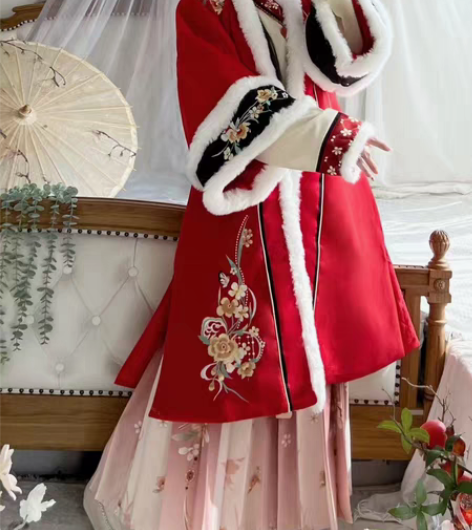 包邮汉服出租   茗月萱原创[芙蓉]冬款宋...