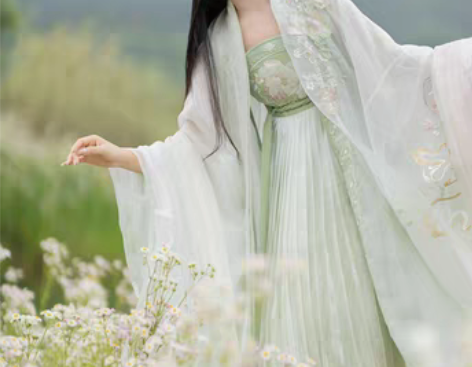 转卖【出】南絮轩知荷唐制汉服诃子裙大全套L...