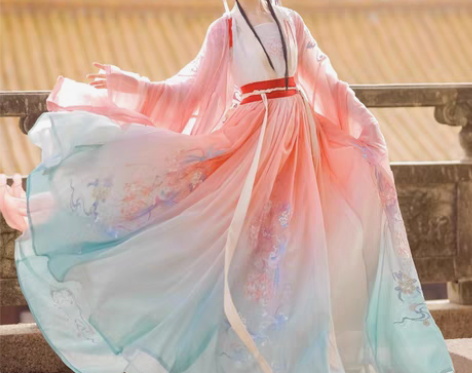 包邮裳云兮【肥啾】原创汉服女对襟齐腰襦裙重...