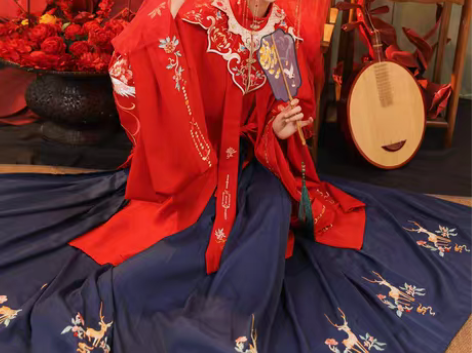 转卖裳云兮原创（遇红妆）花嫁汉服明制立领对...