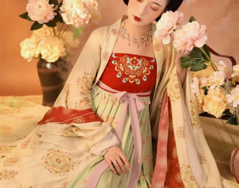 包邮【出(代友挂)】裳云兮诃子裙全套xl码...