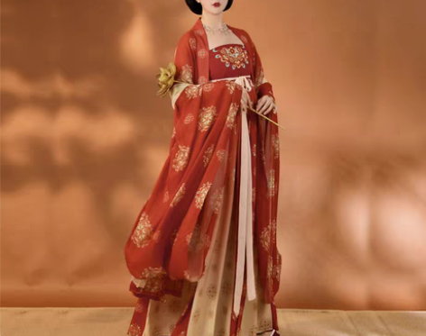 转卖裳云兮(燕云台)唐制原创唐风刺绣诃子裙...