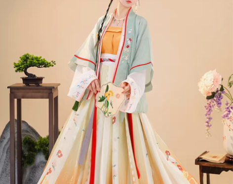 转卖蝉佩灵椿雨原创宋制汉服女中国风改良四件...