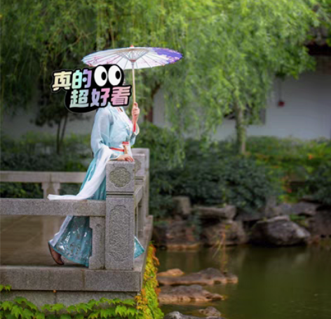 汉服三件套对襟上褥、吊带、褥裙 S码仅拍照...