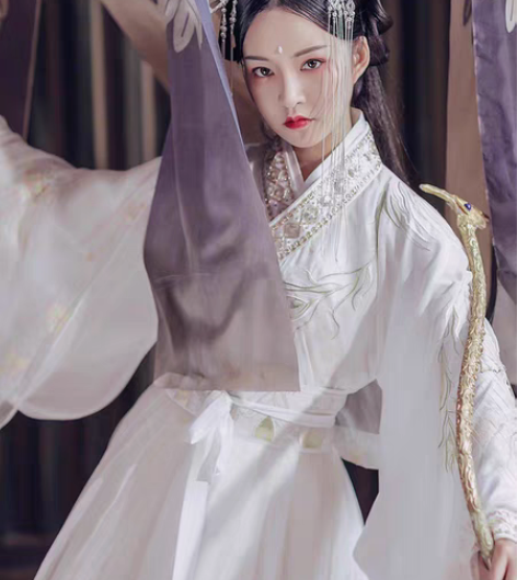 汉服出租 都城南庄 雀翎仙 交领汉服M码租...