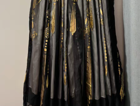 包邮艺缕 黑云鹤 6米摆 全新仅试穿 全套...