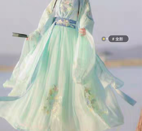 艺缕原创正品【春色】汉服春夏款重工刺绣齐胸...