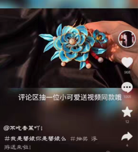 包邮牡丹缠花发梳， 不吃香菜家买的， 具体...