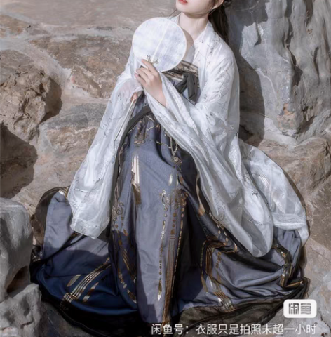 【艺缕原创一云鹤】汉服女古装齐胸襦裙仙气大...