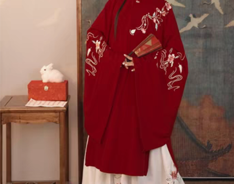 转卖艺缕原创汉服女【牡丹记】袄裙刺绣立领褶...