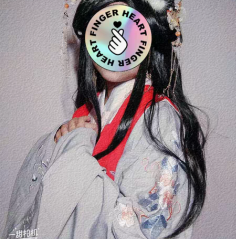 包邮五五年原创汉服m码三件套 可送万用黑长...