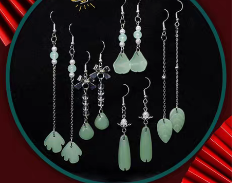 包邮全新包邮 【夏日清凉五件套】汉服古风耳...