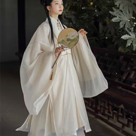 【出租汉服】五五年原创汉服女【慕雪】明制立...