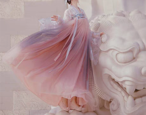 转卖花神赋汉服沧海赋仙女中国风樱花超仙齐腰...