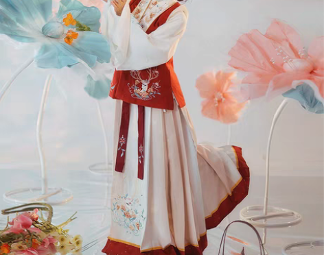 转卖耀春林间鹿原创明制拜年汉服女中国风马面...