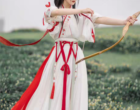 包邮魏晋制汉服女中国风夏季正品原创日常襦裙...