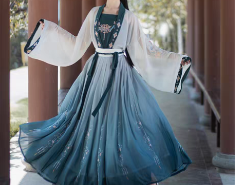 转卖陌上卿安珍缕原创汉服女齐腰襦裙正品对襟...