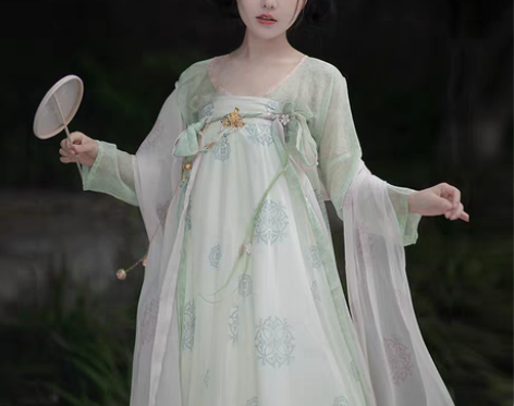 转卖【狂欢价】宿问原创汉服女唐制齐胸衫裙【...