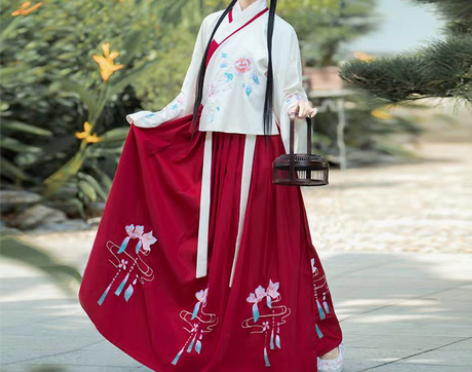 转卖明制汉服女秋冬古装袄裙原创立领短袄琵琶...