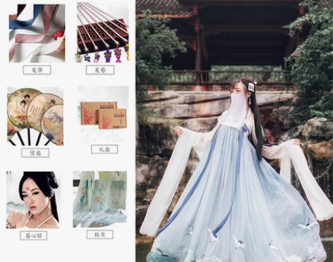 转卖全新汉服 为了拍照买的汉服 现在低价转...