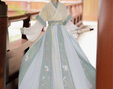 转卖仙楚姬原创汉服女【青鸾羽】晋制齐腰交领...